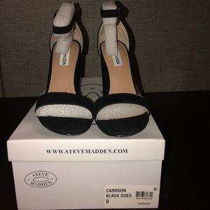 Authentic Steve Madden-Carrson Black Sued